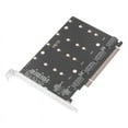 thumbnail image 4 of PCIe 4.0 5.0 X16 vers Adaptateur NVMe M.2 NGFF SSD 4 Ports Multifonction Pratique Portable, 4 of 6
