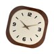thumbnail image 2 of Reloj de pared sencillo de 40 cm/15,75 pulgadas, silencioso, decorativo, para oficina. Cuadrado, 2 of 9