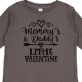 thumbnail image 4 of Inktastic Mommy Daddy Little Valentine Boys or Girls Long Sleeve Toddler T-Shirt, 4 of 5
