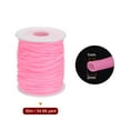 thumbnail image 2 of REGALWOVEN Hollow Pipe Rubber Cords Hollow Tube Silicone Tubing for DIY Jewelry Pink, 2 of 6