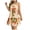 Yellow, variant on IROINNID Off-the-Shoulder Halter Dress For Women Fashion Summer Gorgeous Halter Neck Casual Bandage Print Backless Mini Dress Comfort Waist Dress