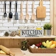 thumbnail image 4 of La Cucina Italian Kitchen Sign Tuscan Decor Farmhouse Style Wood Sign Wood Signs with Quotes Wood Sayings Signs 6x16 Inch, 4 of 4