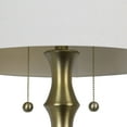 thumbnail image 2 of LumiSource Bamboo 58.5" Metal Floor Lamp Gold Plated/White Shade, 2 of 3