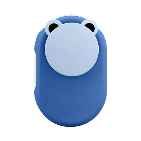 

Reduced Price!WINNW Creative Cute USB Mini Handheld Hanging Fan Portable Lazy Desktop Silent bule