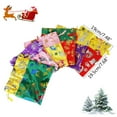 thumbnail image 3 of 5 Pcs Christmas Gift Bag Cloth Candy Bags for Christmas Party Cookie Candy Bag Goodie Giveaways Santa Print, 3 of 8