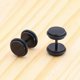 thumbnail image 3 of Men's Earrings Simple Round Stud Earrings For Men Titanium Stainless Steel Barbell Dumbbell Piercing Earings Punk Korea Jewelry--10mm--KAE343-1--Produ 10mm KAE343-1, 3 of 3