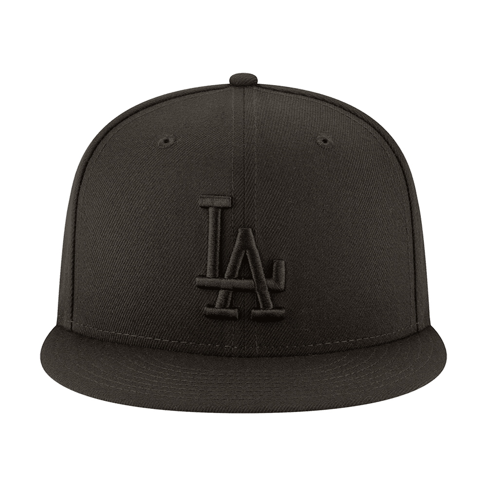 Men's New Era Black Los Angeles Dodgers 2024/25 Back-to-Back Champions Circle Side Patch 9FIFTY Snapback Hat