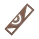 thumbnail image 2 of Regla multifuncional, suministros de aleación de aluminio, regla de medición, plantilla de dibujo geométrico para dibujo a medida, escritura, costura, Café DYNWAVEMX Regla geométrica, 2 of 8