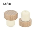 thumbnail image 3 of Tapón de Vino Unique Bargains 12uds Caqui 0.77x1.18 Pulgadas T-Forma Reutilizable, 3 of 6