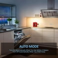 thumbnail image 2 of Bylenka Motion Lights Strip, Punch-Free Smart Sensor Magnetic Rechargeable LED Lights, Under Cabinet Motion Sensor Lighting, 3 Adjustable Color Temperature Settings (White, 50cm), 2 of 7