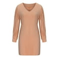 thumbnail image 3 of BSDJILFG Sequin Dress for Women Plus Size Long Sleeve Sparkly Bodycon Dress Night Club Prom Mini Cocktail Dress Rollbacks,S-5XL, 3 of 5
