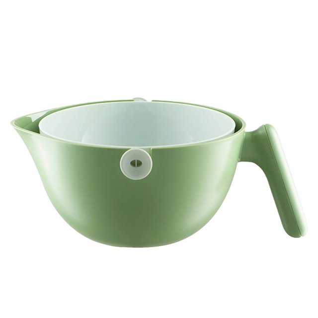 Fruit Cleaning 2 In 1 Cleaning Filter Blue With Drain Handle Kitchen Colander Kitchen Accessories Fruit Vegetable Cleaning Tools Men Strainer Screen Kitchen Kitchen Strainers Stainless Steel Mesh