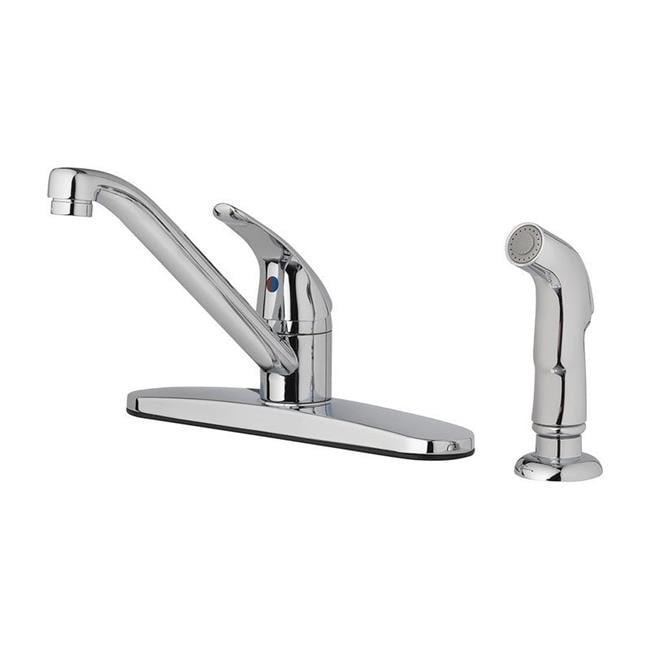 Oakbrook 4877379 One Handle Polished Chrome Kitchen Faucet