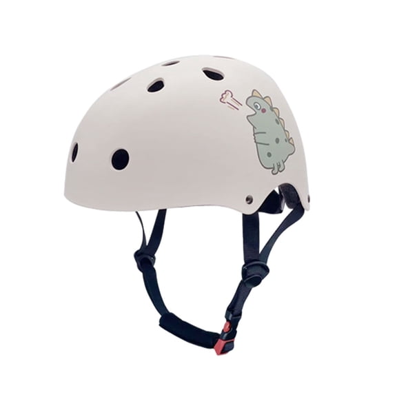 Eigraketly Casco de seguridad de alta densidad para bicicletas Sin presión para el cuello Sin carga para el paseo Absorbe el sudor Ropa Deportiva, Zapatos dinosaurio albaricoque S【51-54CM】