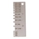thumbnail image 2 of Medidor de Espesor Zulema Calibre de soldadura de acero inoxidable, 2 of 8