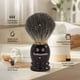 thumbnail image 2 of Kit de brochas de afeitar para hombre, juego de brochas de afeitar 4 en 1 que incluye brocha de afeitar de pelo de tejón, cuenco de afeitar de acero inoxidable, soporte de afeitar y jabón, 2 of 6