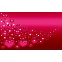 1" x 32" x 52" Pink, Canvas Print - Wall Art