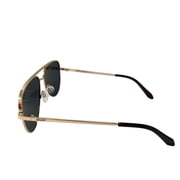 Quay Australia High Key Aviator Sunglasses Gold Polarized