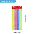 thumbnail image 3 of Ruler Set, Tyeign Color Transparent Ruler Plastic Rulers 12 Inch Metric Rulers with Inches And Centimeters teens Ruler for office Home Rulers Bulk for Classroom Clear Ruler Square Ruler for Quilting, 3 of 9