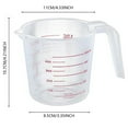 thumbnail image 4 of Water Bottle Graduated Water Cup Oil Measuring Cup Graduated Measuring Cup Baking Metering Tool Measuring Tools Liquid Measure Cup Measuring Cup with Scale Plastic Measuring Cup, 4 of 7