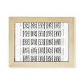 thumbnail image 1 of Awkward Chinese Character Desktop Photo Frame Picture Art Decoration Painting 6x8 inch, 1 of 3