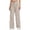 V51-Khaki, variant on WhouRiu Girls Back To School Pants Casual Solid Color Loose Straight Leg Uniforms Trousers Kids Rigid Waist Comfortable Versatile Pants,7-8 Years