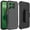 Black / Black, variant on For Motorola Moto G Power 5G 2025 Rugged 2in1 Armor Combo Belt Clip Holster, Non-Slip Tough Hybrid lined Shockproof Case Cover, XPM Phone Case [Black / Black]
