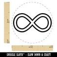 thumbnail image 2 of Infinity Symbol Outline Rubber Stamp for Scrapbooking Crafting Stamping - Mini 1/2 Inch, 2 of 7
