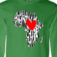 thumbnail image 4 of Inktastic Black History Month Ink Print African Heart Long Sleeve T-Shirt, 4 of 5