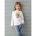 thumbnail image 2 of It's A Girl! Bear Long Sleeve Toddler -Image by Shutterstock,  3 Toddler, 2 of 4