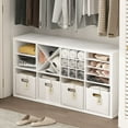 thumbnail image 3 of Furinno Cubicle H-Shelf Cube Organizer Insert in White, 3 of 8