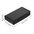 thumbnail image 4 of Arborister 15 Black 6.3x3x1.2" Corrugated Shipping Boxes Literature Mailers, 4 of 10