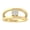 10K Yellow Gold, variant on FINE JEWELRY 10K White Gold Cluster Diamond Wedding Band Ring (1/5 cttw, I-J Color, I2-I3 Clarity) Size 5