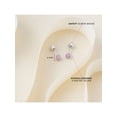 thumbnail image 5 of 925 Sterling Silver 4mm CZ Burst Kids Screw Back Earring Studs Toddler Girls, 5 of 8