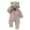 Khaki, variant on BLVB Newborn Baby Winter Snowsuit Fleece Warm Jumpsuit Romper Heart Print Hooded Clothes for Infant Girls Boys