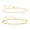 Style3, variant on Gold Ankle Bracelets for Women, Dainty 14K Gold Plated Anklets for Women Waterproof Cuban Link Chain Pearl Anklet Set Trendy Layered Stackable Ankle Bracelet Non Tarnish Jewelry for Her