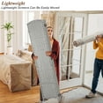 thumbnail image 2 of Room Divider 6-Panel Room Partition, Foldable Freestanding Room Dividers, 6 ft Office Partition Walls Wood Divider Folding Portable Privacy Screen,Light Grey, 2 of 9