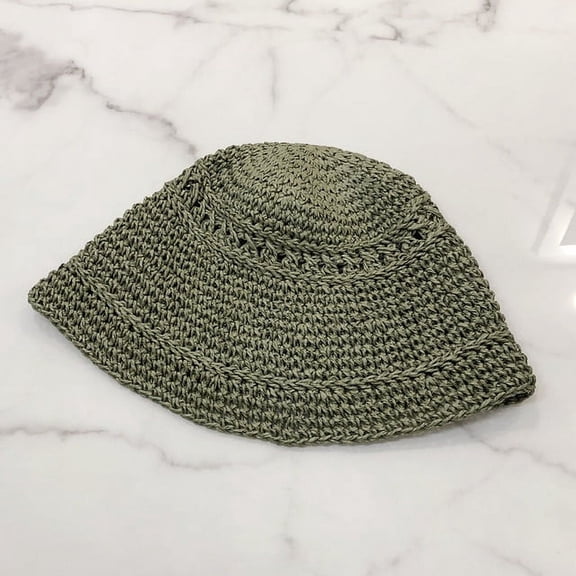 COCOpeaunt New Summer Hoilday Floppy Straw Hat Women Ladies Wide Brim Beach Foldable Bow Flower Straw Sun Hat Sun Cap Women Panama Gift