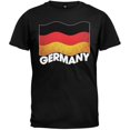 thumbnail image 2 of World Cup Germany German Waving Flag Black T-Shirt - Large, 2 of 2