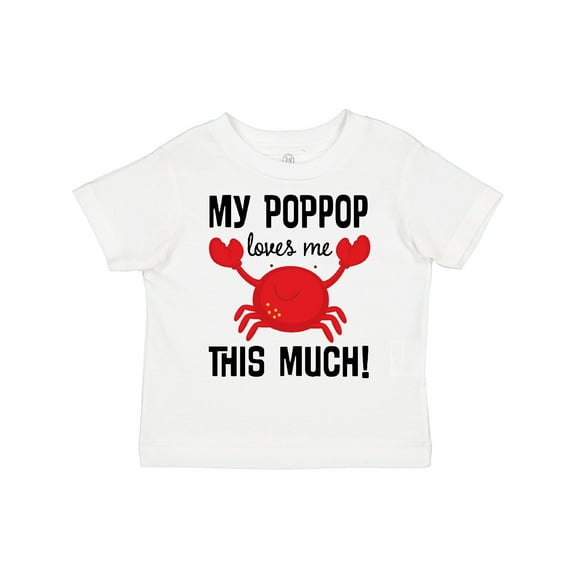 Inktastic My Poppop Loves Me Boys or Girls Toddler T-Shirt