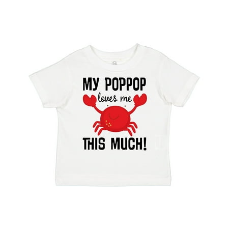 

Inktastic My PopPop Loves Me Gift Toddler Boy or Toddler Girl T-Shirt