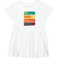 thumbnail image 3 of Inktastic Geologist Eat Sleep Geology Girls Baby Dress, 3 of 5