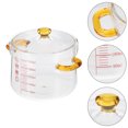 thumbnail image 2 of Small Glass Stew Pot with Lid Double Handle Kitchen Cookware Food Cooking Pot, 2 of 8