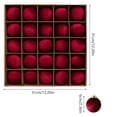 thumbnail image 3 of 2026 Christmas Home Party Decoration Flocked Christmas Ball Set Hanging Ornaments For Scene Decoration And Christmas Tree Christmas Celebration Party Supplies, 3 of 7