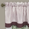 thumbnail image 3 of Achim Westport Window Curtain Valance - 58x14 - Burgundy, 3 of 5