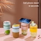 thumbnail image 2 of Advancent Botella de agua con pajita, portátil, para hacer ejercicio, té, jugo, Sippy, taza para beber, Camping, oficina, escuela, estudiantes, vasos de Cocina y Comedor Amarillo Advancent HA062637-03B, 2 of 6