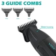 thumbnail image 3 of VGR 906 Fresh Fade Professional Hair Trimmer, 9000rpm Zero Gapped Beard Trimmer for Men, DLC T-Blade Cordless Hair Clipper/Trimmer for Barbers and USB Rechargeable, Green, 3 of 7