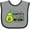 Heather and Black, variant on Inktastic Auntie's Little Avocado with Cute Baby Avocado Boys or Girls Baby Bib