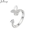 thumbnail image 1 of Multiple Style Anxiety Ring Fidget Spinner Rings for Women Star Moon Butterfly Flower Spinning Ring Rotate Freely Jewelry 2023 188, 1 of 6