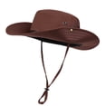 thumbnail image 4 of Yaoyar Unisex Sun Hat Wide Brim Bucket Hats for Fishing Hiking Gardening Adjustable Boonie Hat Outdoor Safari Hats, 4 of 8